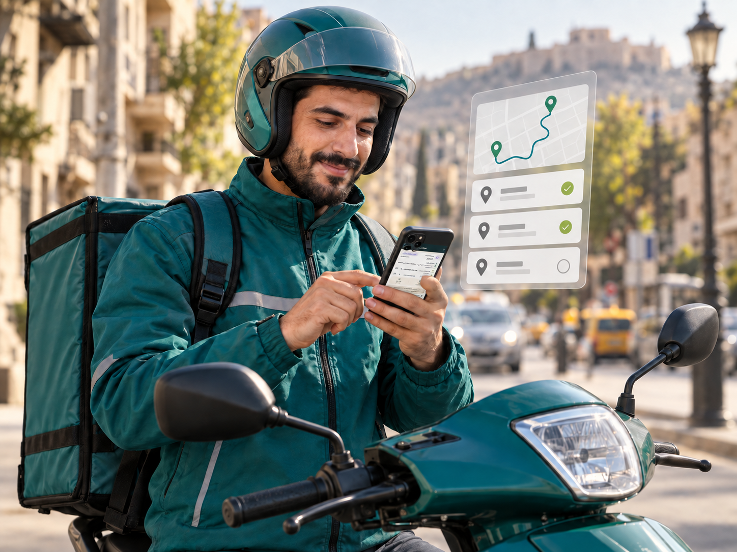 كابتن وصينا يتابع المهام والمسار